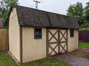 New Replacement Shed Doors And Rot Repair For Shed