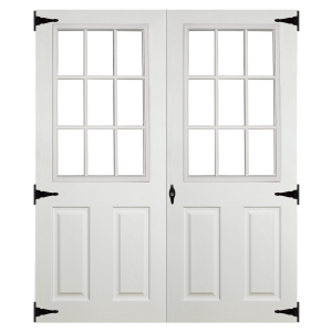 Fiberglass Slab Lite 4ft 6in Double Door For Sheds