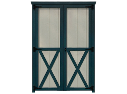 Traditional 4 Foot Double Door For Sheds Garages